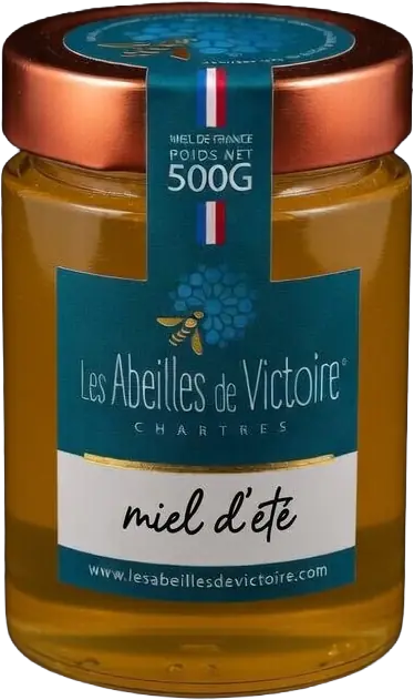 Pot détouré de miel d’été Les Abeilles de Victoire